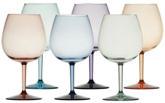 Marine Business Stars Set Balloon Glasses Multicolour Ecozen (6 pcs.)