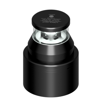 Lopolight 200-064-B - Navigation Light 5NM 360° White Manoeuvring (Black), Horizontal Mount