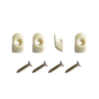 Blue Performance White Hooks With Screws (4 pcs)
