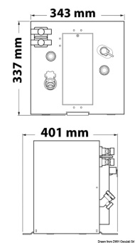 Osculati 50.296.12 - WHALE 12V Electrical Water Heater