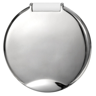Osculati Classic Evo Stainless Steel Door Boat Shower with Tiger Stainless Steel Shower Head Ø95 mm with White Nylon Hose 4 meter - 15.163.91