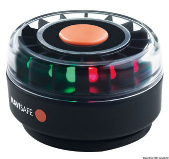 Osculati 11.139.03 - Navisafe Navilight 360°tricolor with magnetic base