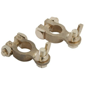 Euromarine Brass Battery Terminal - Pair