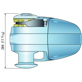 Quick FSHC1512D010B00 - Horizontal Windlass Hector 1500W 12V Gypsy 10mm