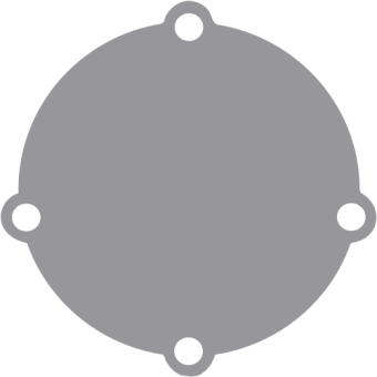 Johnson Pump 01-45312-1 - Bronze Cover For Pump F5B/ F6B-9 75mm OD 4-Hole