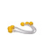 Euromarine Bungee Cord With Balls Ø4mm - 30cm Yellow