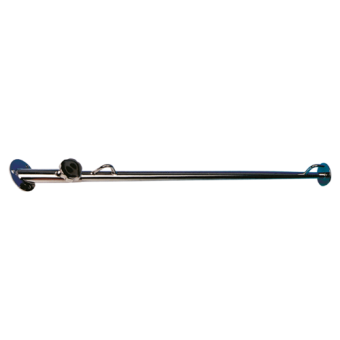 Allpa Stainless Steel Conical Flag Pole With Deck Mount Base 90°, L=460mm