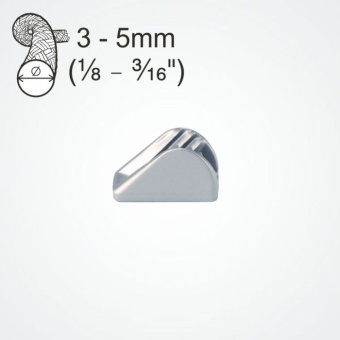 Clamcleat CL712 Small Alloy Insert Cleats for 3–5 mm Rope