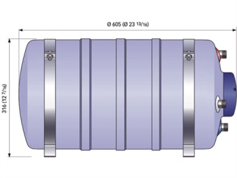 Quick B3 Boiler 25 Liter 220V/800 W