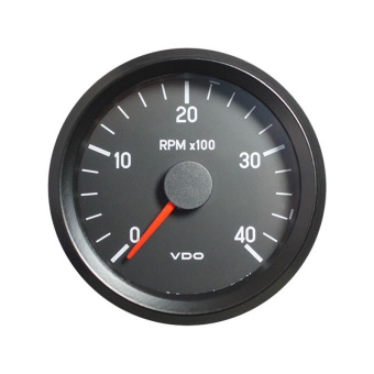 VDO 333-045-002C - 10 Pieces VDO Cockpit International Tachometer 4.000 RPM 80mm 24V