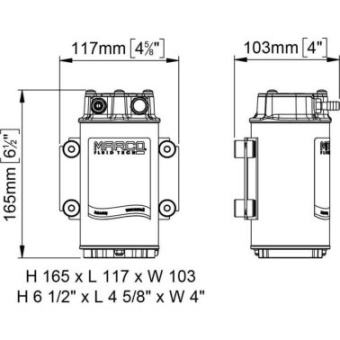 Marco Compressor Only M1 - 12V