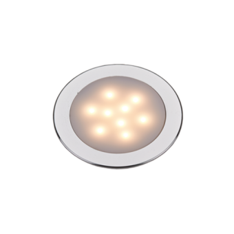Allpa LED Dome Light, 12vdc, Aluminum, Ø69,5mm