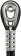 Wichard 7322 - Clamp For Anti-Torque Cable SS for 11 mm Line Wichard 7322 - Clamp For Anti-Torque Cable SS for 11 mm Line