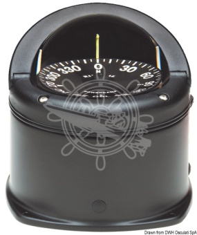 Osculati 25.083.11 - RITCHIE Helmsman Compass with Cover 3"3/4 Black/Black