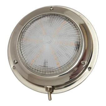 Hollex Surface-Mounted Ceiling Light Stainless Steel 304 12V 102mm Warm White LED