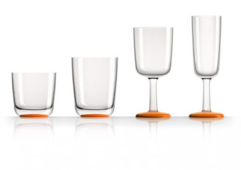 Palm Marc Newson Orange Whisky Glass