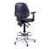 Hollex Steering Chair Delta II Faux Leather Black