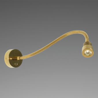 Prebit 20113309 - LED flexible light 01, 300mm, shiny gold, max.