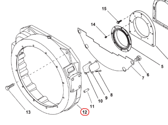 Northern Lights R121689 - FLYWHEEL HOUSING SAE#1 1276