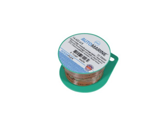 Talamex Thinwall Tinned Single Core Cable On Mini Reel 2.5mm² Brown (5m)