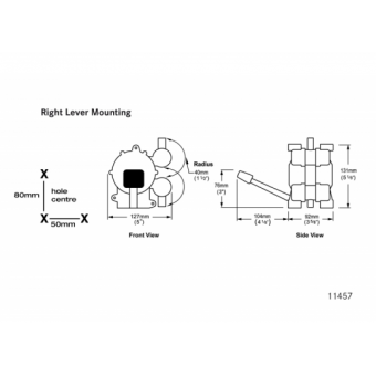 Whale Gusher Galley Foot Pump