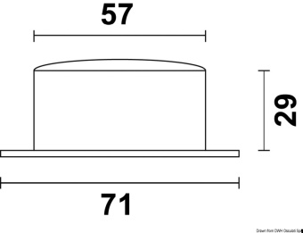 Osculati 28.831.01 - Altitude 831 Mini Quartz Clock