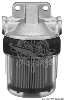 Osculati 17.661.41 - Fuel Filter-Moisture Separator, Gasoline, 200-411 l/h