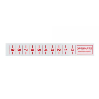 Optiparts EX1358R - Red Trim Strips for Optimist (20 pcs)