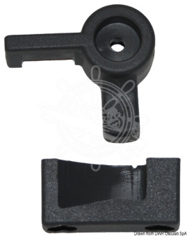 Osculati 19.910.09 - Left Locking Lever for LEWMAR Portlights From 1982 to 1998