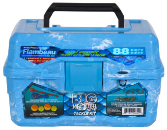 Flambeau 355BMR - Big Mouth Tackle Box Kit – Pearl Blue Swirl