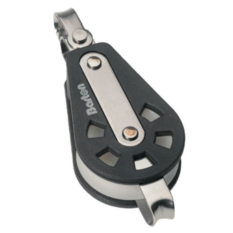 Barton Marine Single Swivel Double-Shackle Block