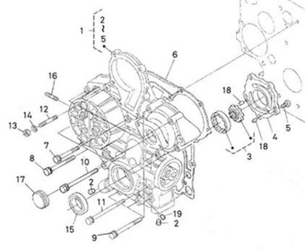 Nanni Diesel 970310315 - Timing Case Plug for N3 and N4 Series Engines