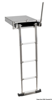 Osculati 49.570.04 - EasyOne Retractable Ladder