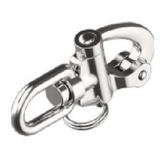 U-Hardware Snap Shackle With Swivel Eye SS 124 mm