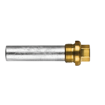 Tecnoseal 02900T - Textron - Weber Motor Pencil Anode Ø 15,9 L. 63,5 Complete With Brass Plug Th. 20x1,5