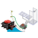 Johnson Pump Grey Water Tank, 185x280x340mm, Including Ultima Switch