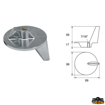 Trem L8143012 - Anodes For Engines Mercury-Mercruiser