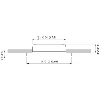 Quick Recessed Spotlight TED CT With Switch