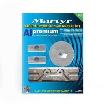 Martyr Aluminium Anode Kit For Mercury 75-150HP EFI