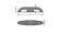 Antal RC230SI - Roller Cleat Small, Silver Anodized