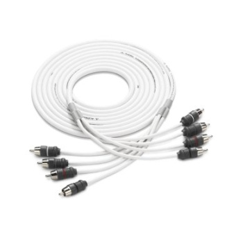JL Audio 010-13473-00 - Marine Audio RCA Cable 4 Channel 180 cm White