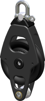 Antal 00602 - Aluminum Block Series OPF-60, Ball Bearing, Swivel Block + Becket