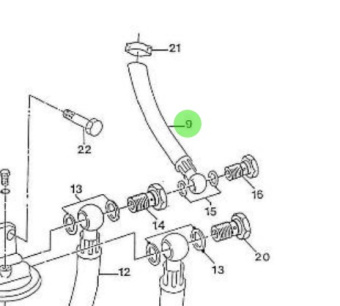 Nanni Diesel 970302329 - Fuel Hose for Fuel Filter Assembly