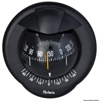 Osculati 25.019.18 - RIVIERA Polare BP1 Compass 3" Black/Black