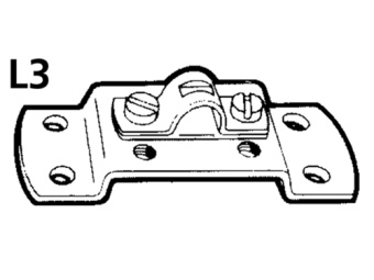 Ultraflex 30325E - L3 Bracket With Cable Clamp