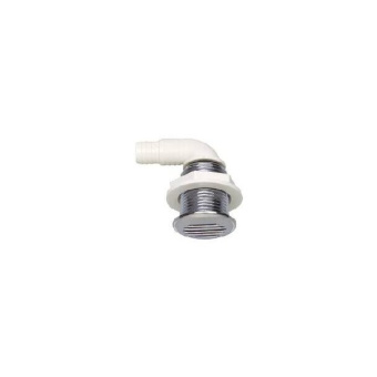 Plastimo 62148 - Plastic vent round ø17-19mm chromed 90° hose