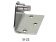 Uflex 64329A - Stainless Steel Gas Spring Flat Mount Bracket SI-22