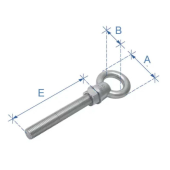 Lalizas 91399 - Eye Bolt, W/Nut & Washer, Inox 316, 10x100mm