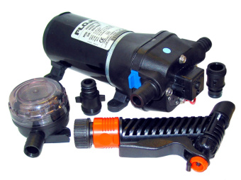 Flojet R4325143L - Heavy Duty Pressure Controlled Washdown Diaphragm Pump 12V 4.5GPM S/E SW40 R