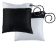 Marine Business Waterproof Cushion Set 40x40 Black Edition Black & White (2 pcs.)